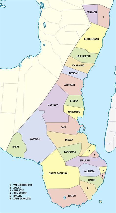 city in negros oriental|Negros Oriental Map .
